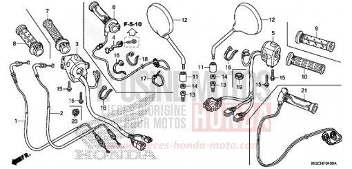 COMMUTATEUR/CABLE CB1100NAH de 2017